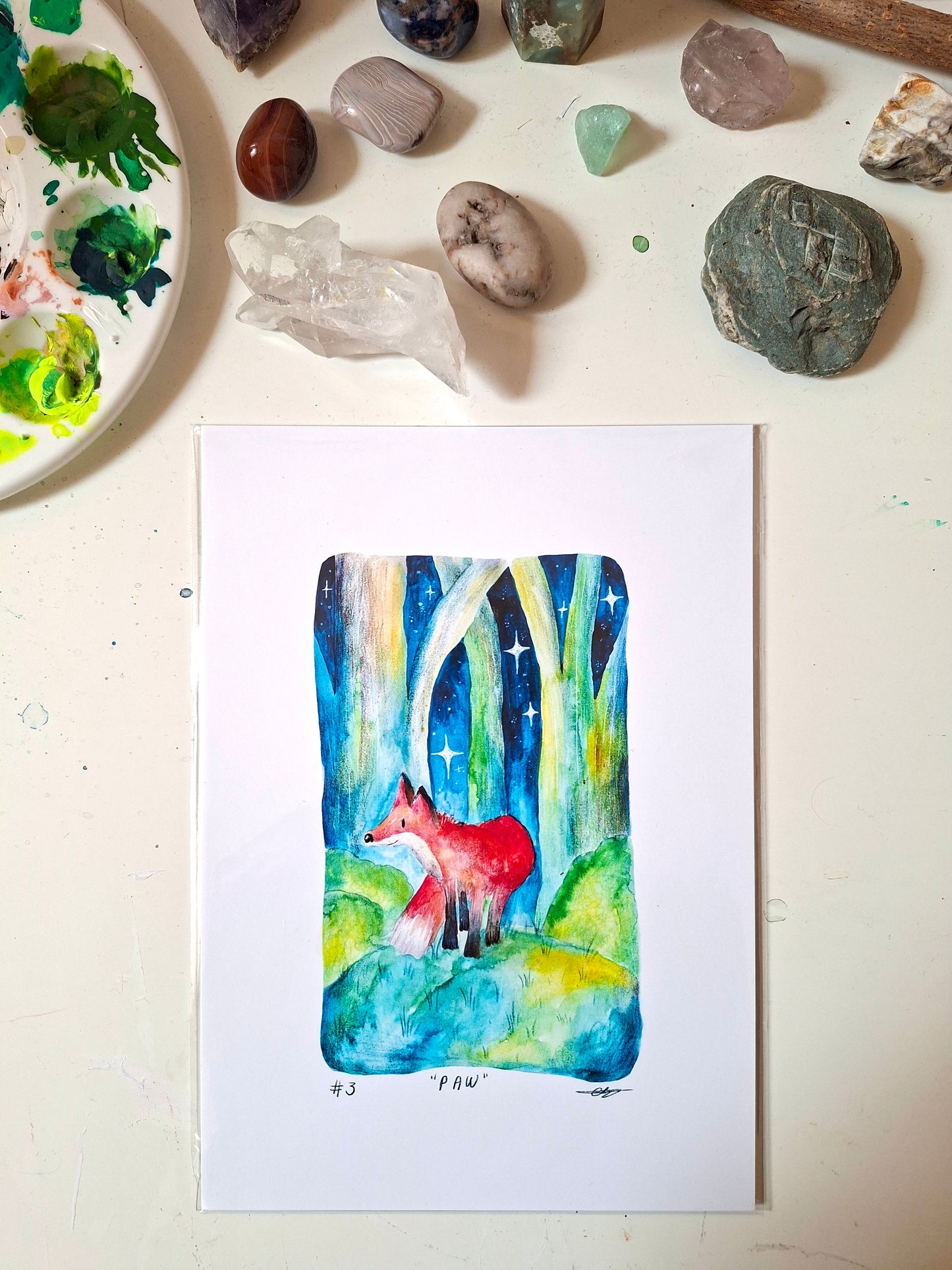 Paw - Peachtober 2024 Print