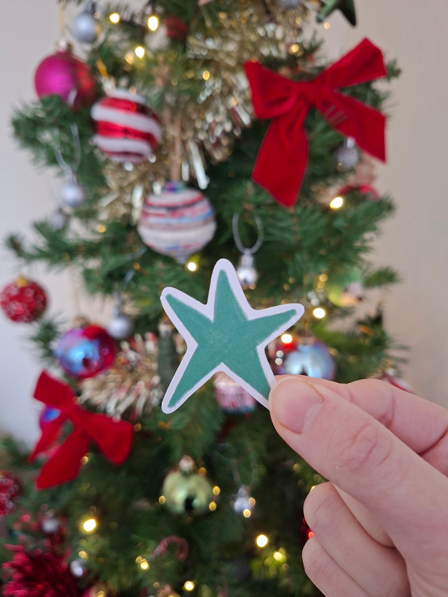 Green Star Sticker