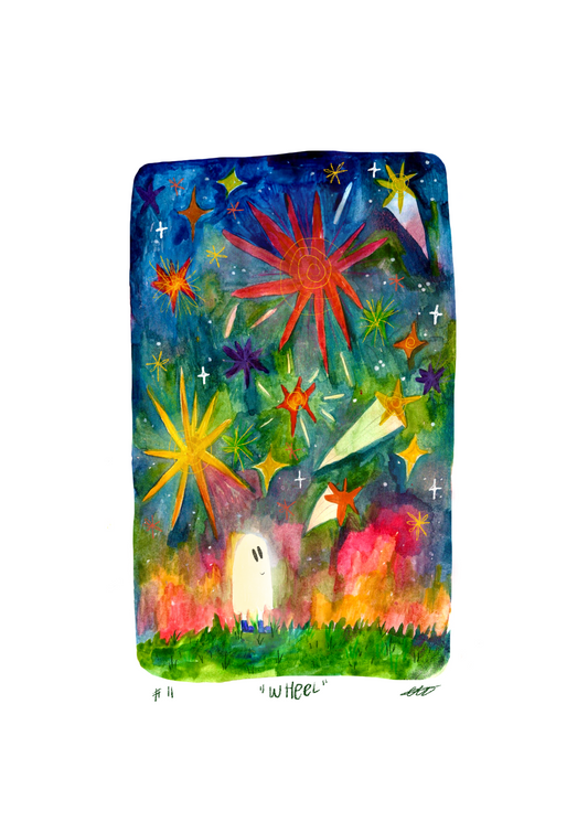 Wheel - Peachtober 2024 Print