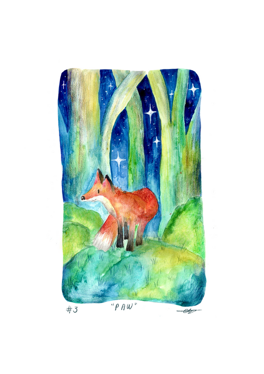 Paw - Peachtober 2024 Print