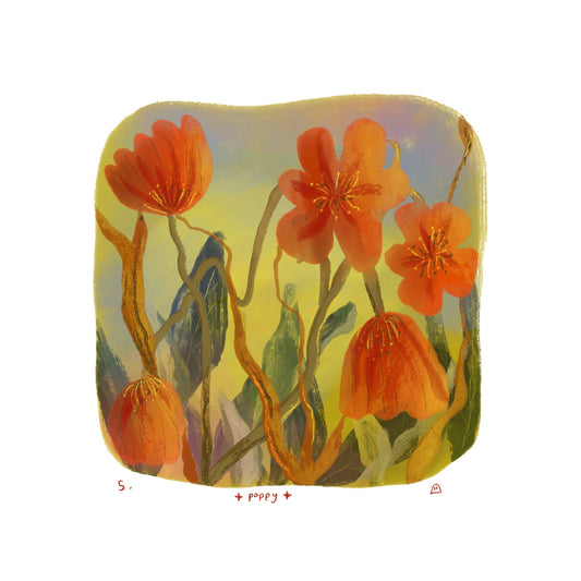 Poppy - Peachtober 2025 Print