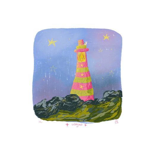 Seagull - Peachtober 2025 Print