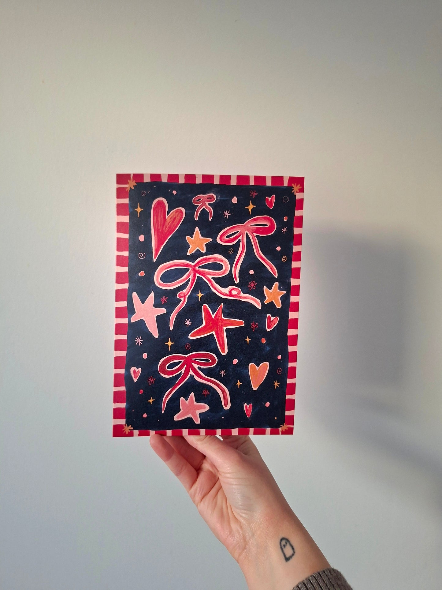 Ribbons & Bows - Christmas Card