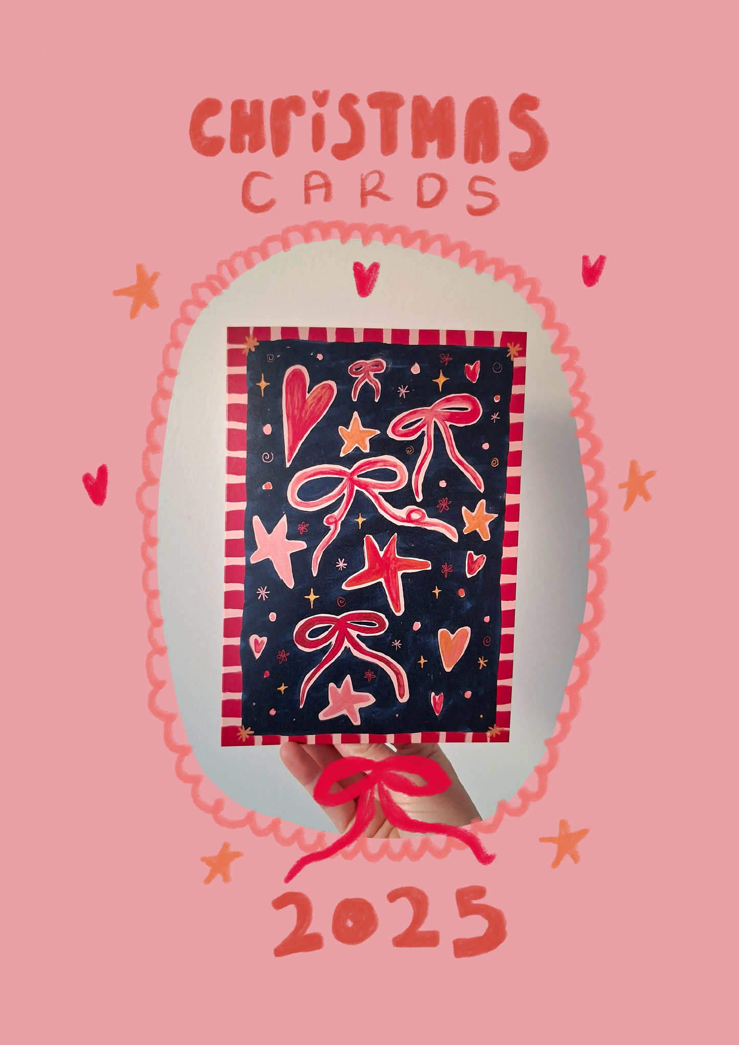 Ribbons & Bows - Christmas Card