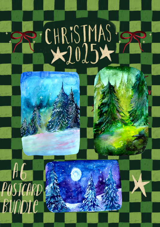 Christmas Mini Postcard Bundle