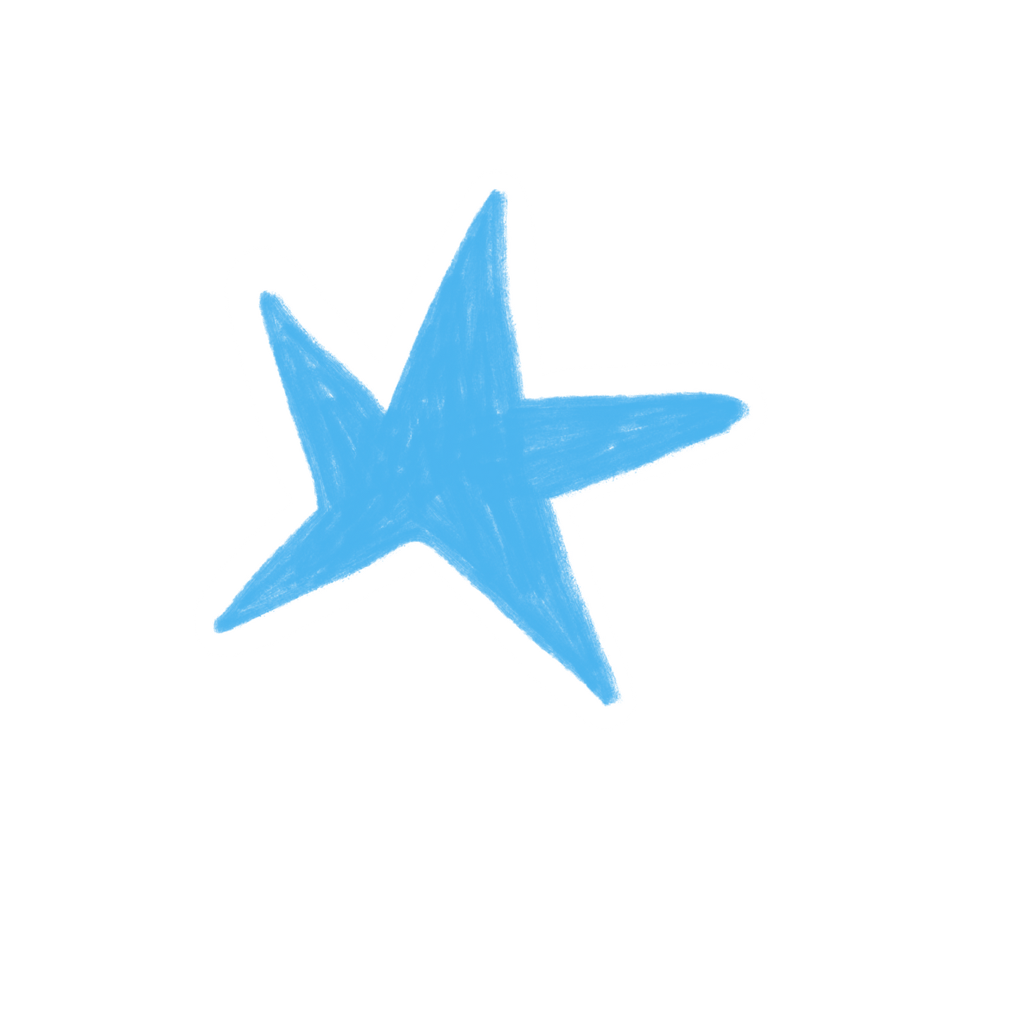 Blue Star Sticker