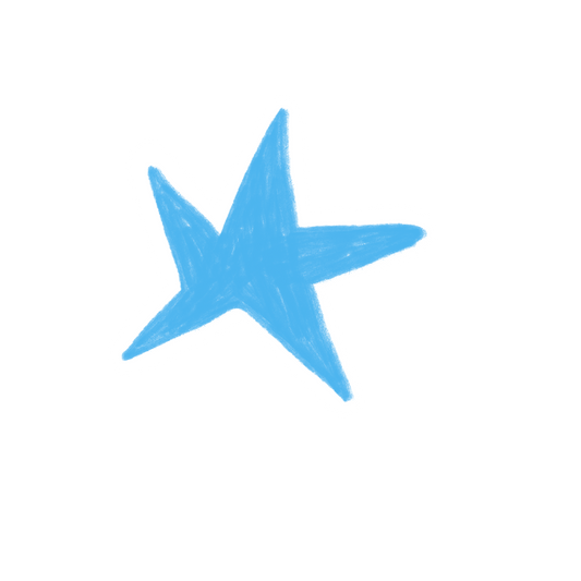 Blue Star Sticker
