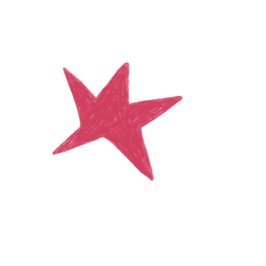 Pink Star Sticker