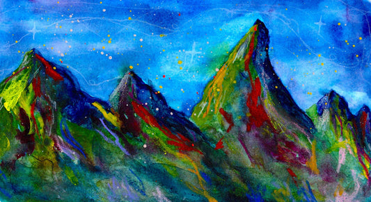 Moonlight Peaks Postcard