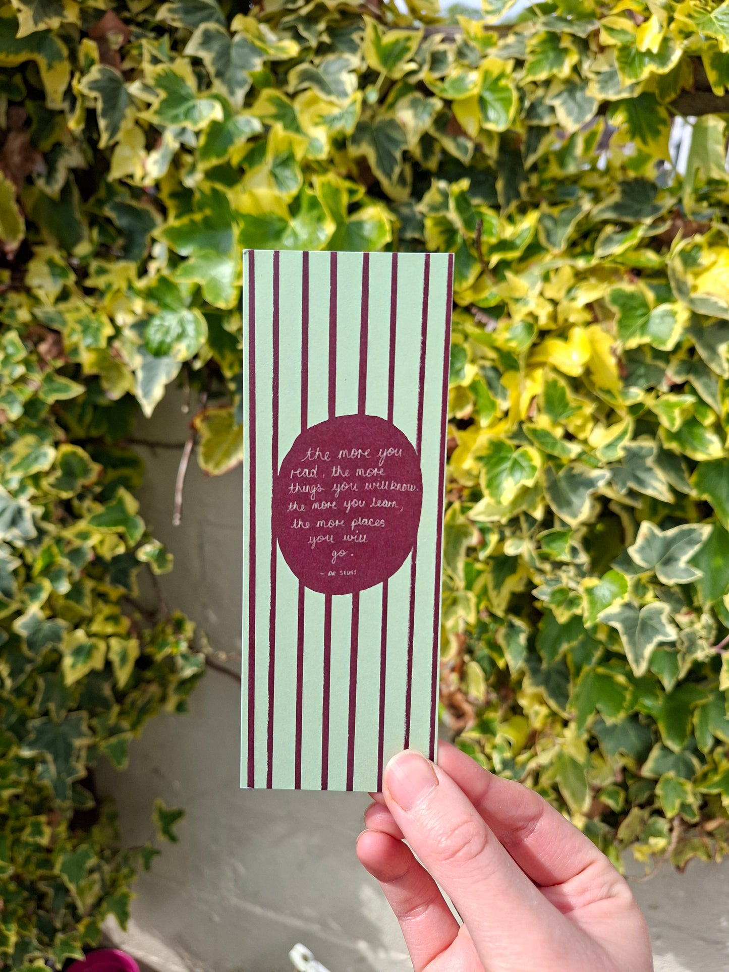 Dr Seuss Bookmark